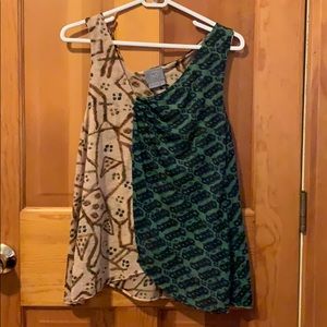 Anthropologie Flowy Tank Top by Vanessa Virginia